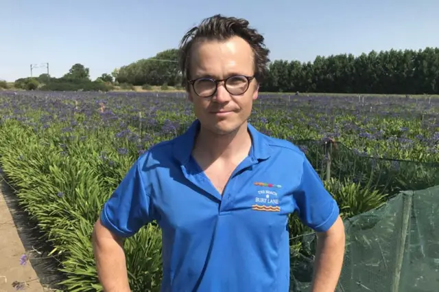 A worker on a farm near Royston