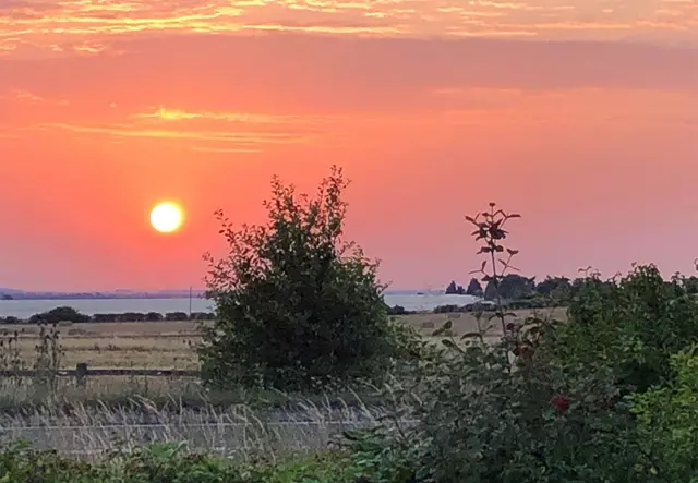 Sunrise in Royston, Hertfordshire