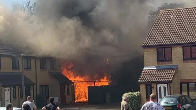 Fire in Milton Keynes