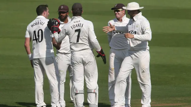 Surrey celebrate