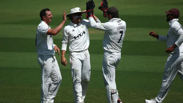 Surrey celebrate