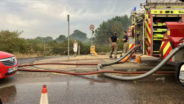 Firefighters in Dartford