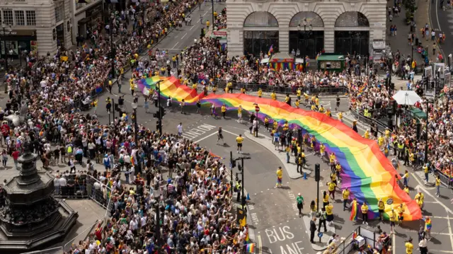 Pride in London parade