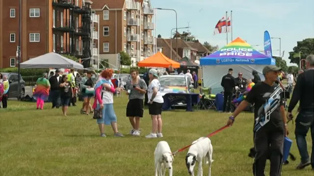 Clacton's first Pride celebration