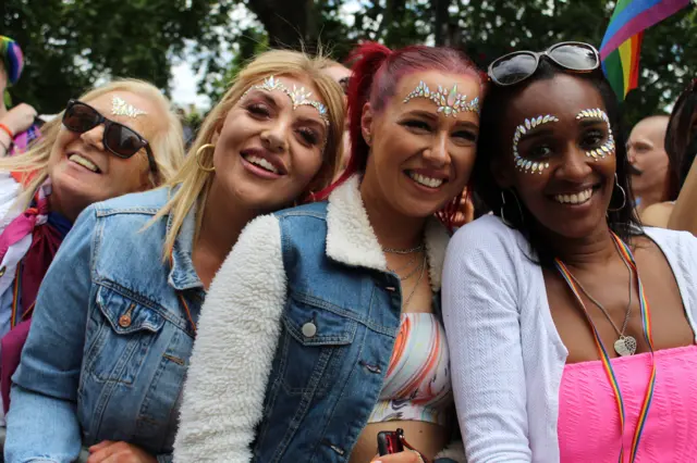 Siobhan, Laura and Vanessa