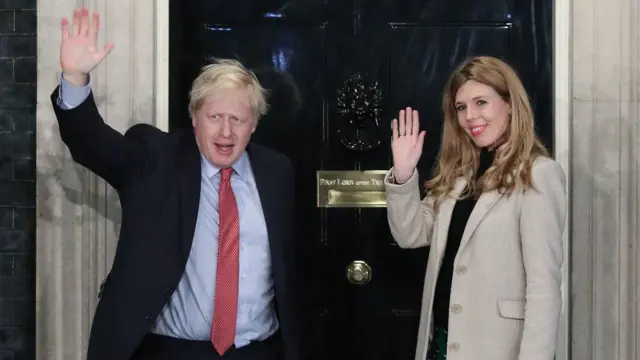 Boris Johnson in Downing Street