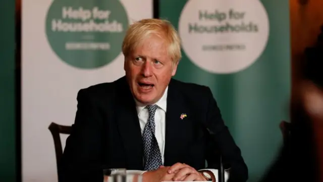 Boris Johnson holds a roundtable meeting, with senior business leaders to mark the start of the retail partnership's launch as part of the Help for Households campaign at Downing Street, London.