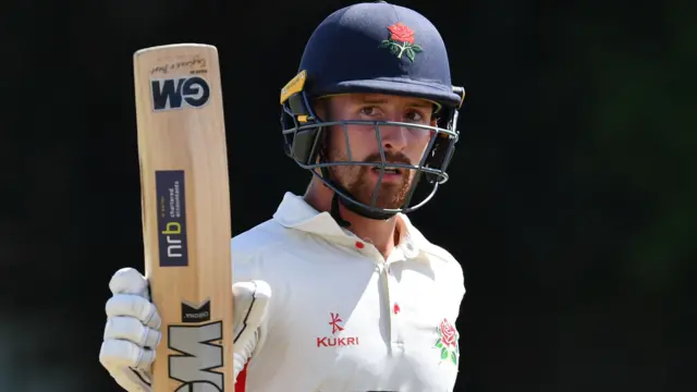 Josh Bohannon is unbeaten on 92 for Lancashire, his biggest score since his career-best 231 against Gloucestershire in April