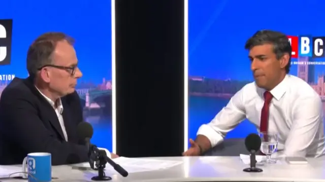 Rishi Sunak and Andrew Marr on LBC