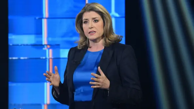 Penny Mordaunt taking part in Britain's Next Prime Minister: The ITV Debate