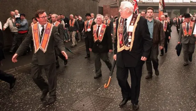 Lord Trimble and Ian Paisley