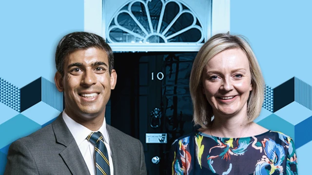 Rishi Sunak and Liz Truss