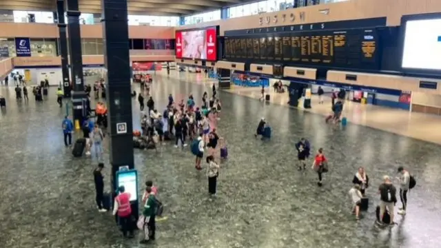 Euston station, London