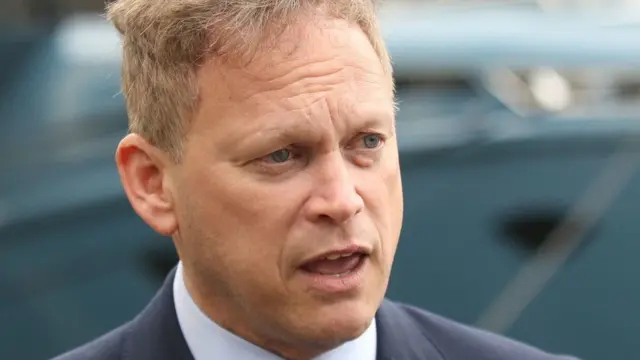 The transport secretary Grant Shapps