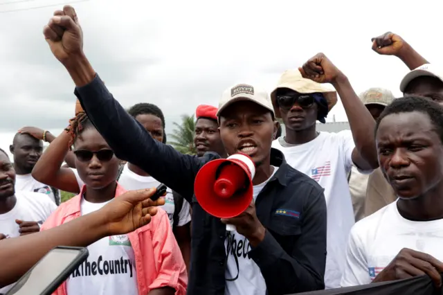 Students protesting