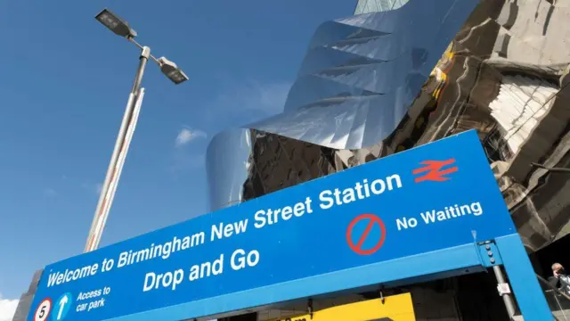 sign for Birmingham New Street Station