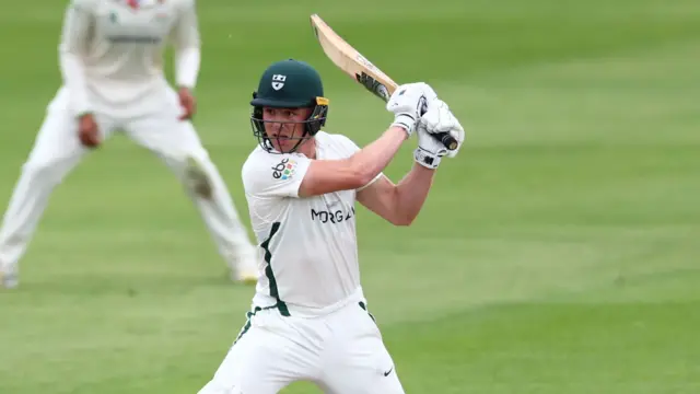 Jack Haynes starts the day for Worcestershire as their second top Championship run scorer this summer on 692