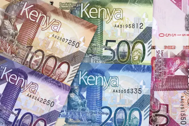 Kenya shilling bank notes