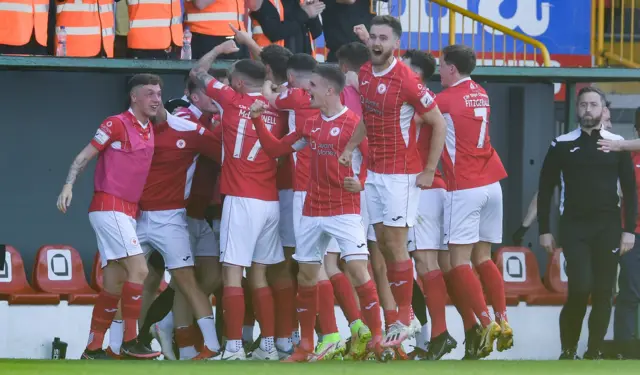 Sligo Rovers celebrate