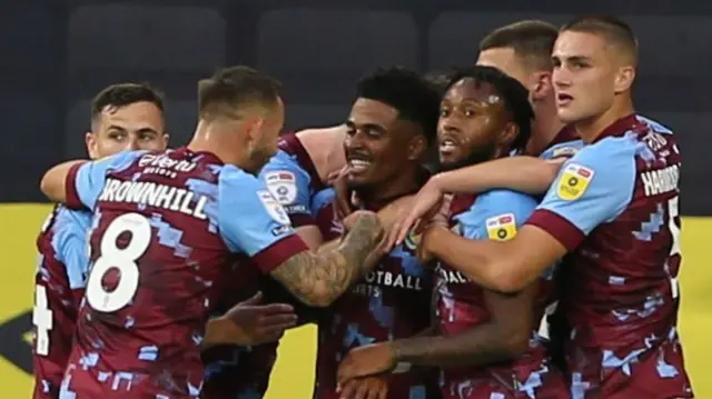 Burnley celebrate