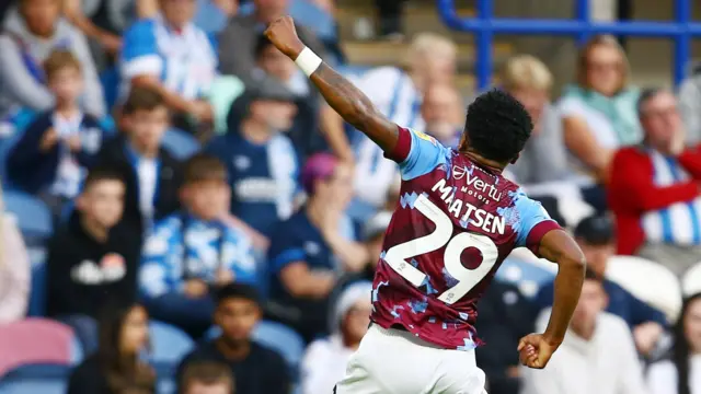 Burnley celebrate