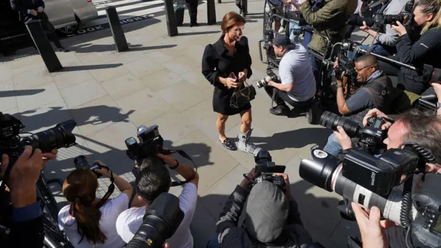 Coleen Rooney outside the High Court on 17 May, during the so called Wagatha Christie trial