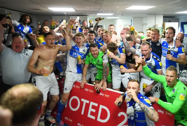 Bristol Rovers celebrate