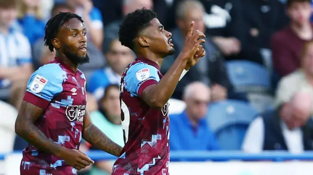 Burnley celebrate