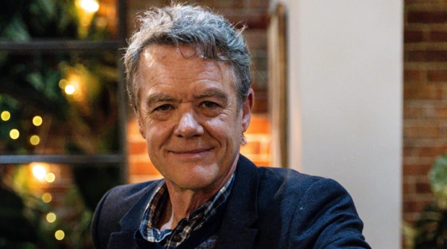 Stefan Dennis poses for a picture at the Neighbours Studios in Melbourne, Australia, 29 June 2022.