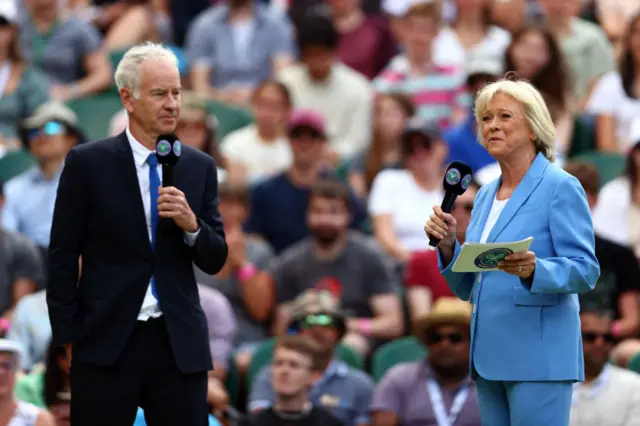 John Mcenroe & Sue Barker