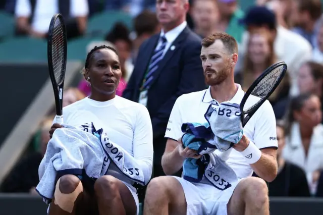 Venus Williams and Jamie Murray