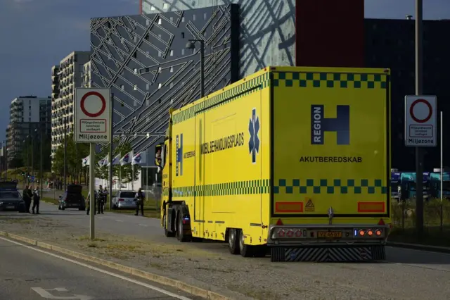 Emergency workers in Copenhagen