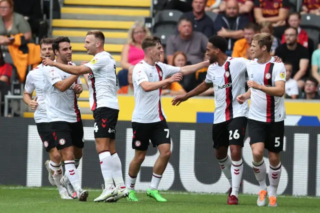 Bristol City celebrate