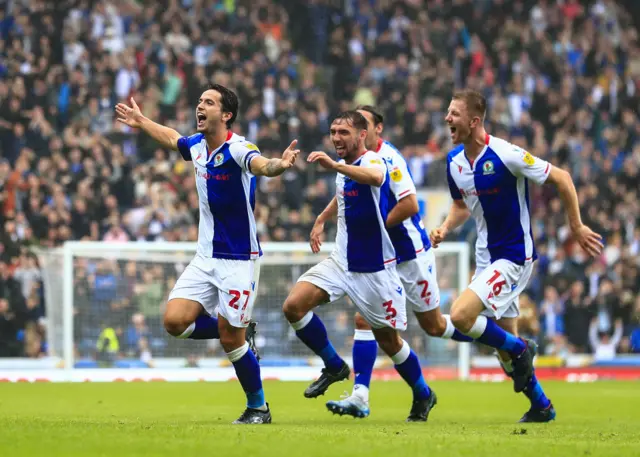 Blackburn celebrate