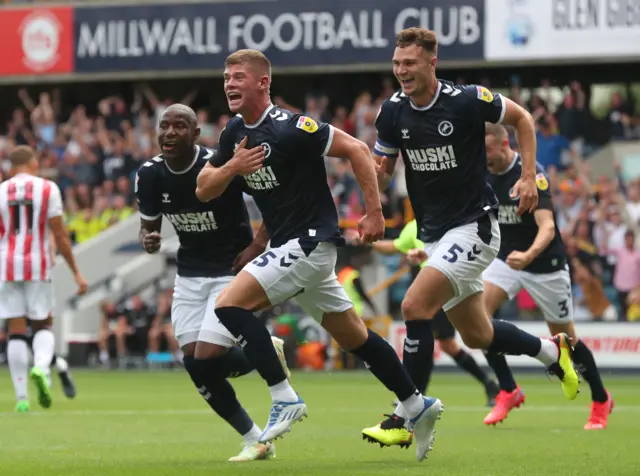 Millwall celebrate