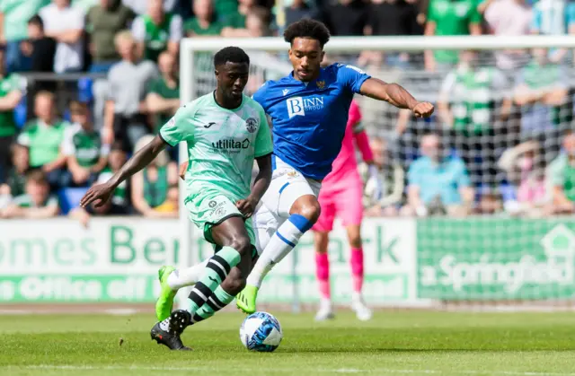 Nohan Kenneh has been a solid presence in the Hibs midfield