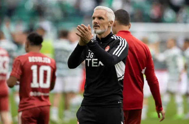 Aberdeen manager Jim Goodwin