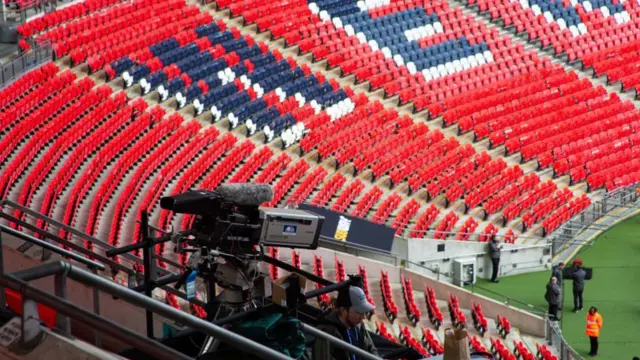 TV camera at Wembley