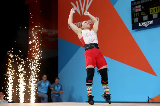 Jessica Gordon Brown performing a backflip