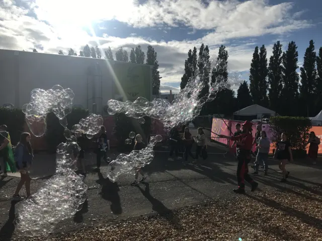 Bubble man