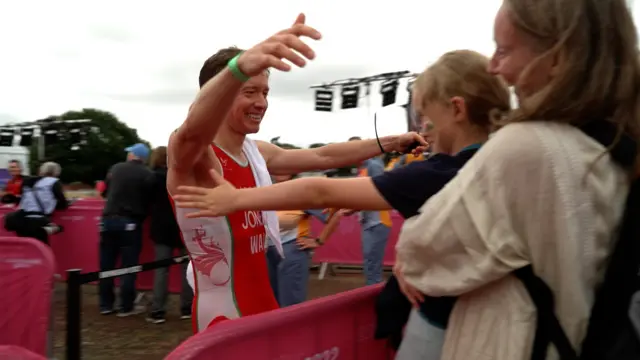 Welsh para-triathlete Rhys Jones