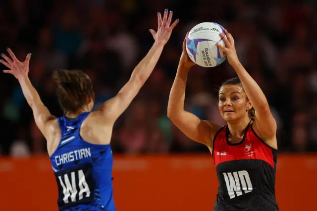 Wales v Scotland netball Commonwealth Games