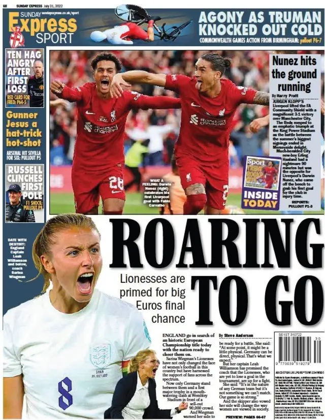 Express back page