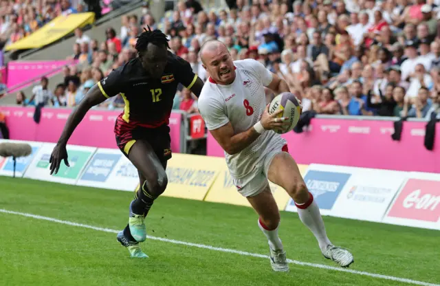 England v Uganda rugby sevens Commonwealth Games