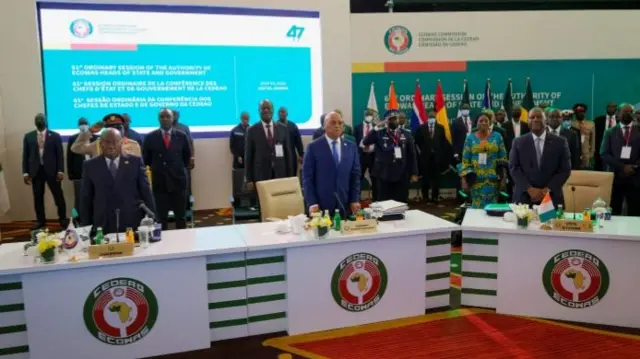 The ECOWAS summit in Accra, Ghana