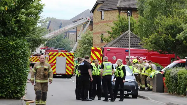 Explosion in Redwood Grove, Bedford