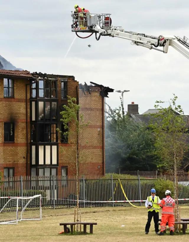 Explosion  in Redwood Grove, Bedford