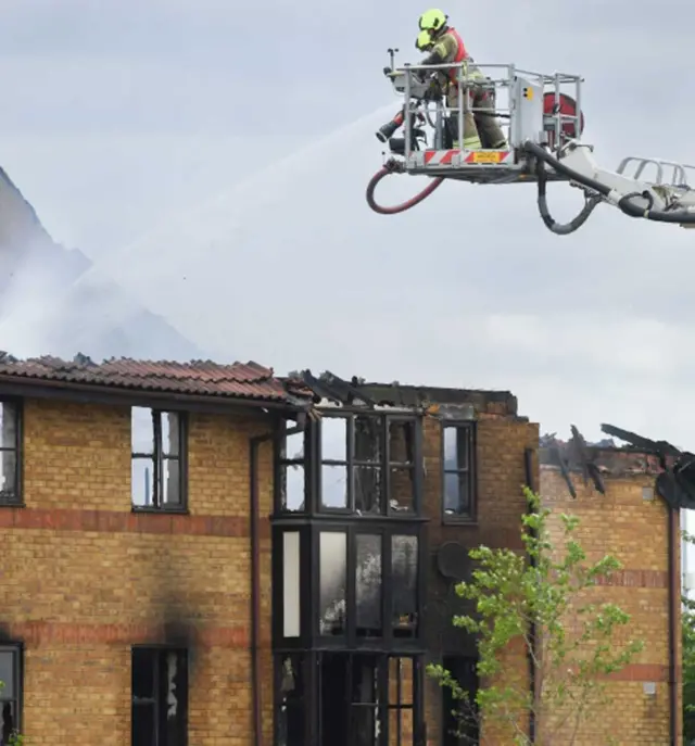 Explosion  in Redwood Grove, Bedford