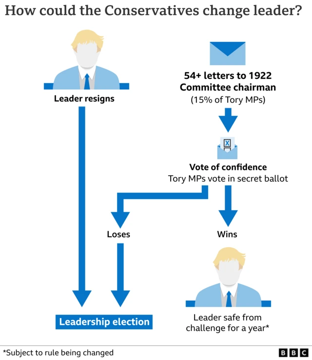 Graphic of how Johnson could be removed