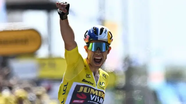 Wout van Aert wins Stage 4 of the Tour de France